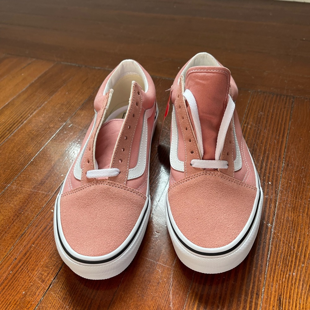 Brand New Pink Vans Sz 9 Rose Dawn